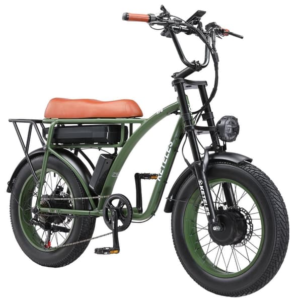KETELES KF8 kaksoismoottorinen aikuisten sähköpyörä 2000 W miesten sähköpyörä 48 V 23 Ah akku 20 tuuman rengas sähköpyörä värinäyttö LED vedenpitävä