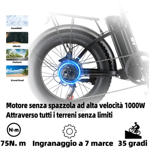 KETELES KF9 Ebike 1000W moottori 48V35AH litium-akku kaupunki sähköpyörä taitto 20*4.0 tuuman rasvarengas maasto sähköpyörä