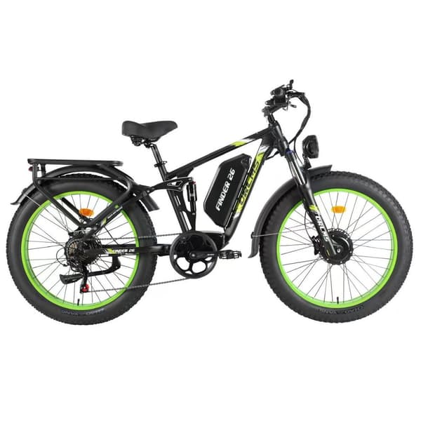 ORLMS FINDER26 sähköpyörä aikuisille 1000 W * 2 W moottorilla, sähköpyörä 52 V, 25 Ah akku, 26 tuuman rengas, maastoon sopiva sähköpyörä