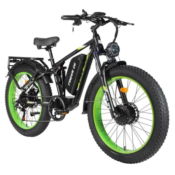 ORLMS FINDER26 sähköpyörä aikuisille 1000 W * 2 W moottorilla, sähköpyörä 52 V, 25 Ah akku, 26 tuuman rengas, maastoon sopiva sähköpyörä
