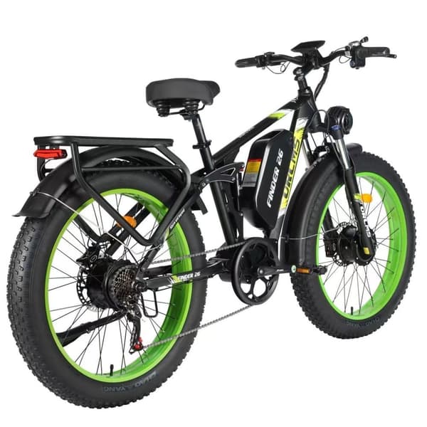ORLMS FINDER26 sähkömaastopyörä 52V 2000W moottori 52V 25AH akku sähköpyörä 41-110KM pitkän kantaman 26*4.0" renkailla sähköpyörä