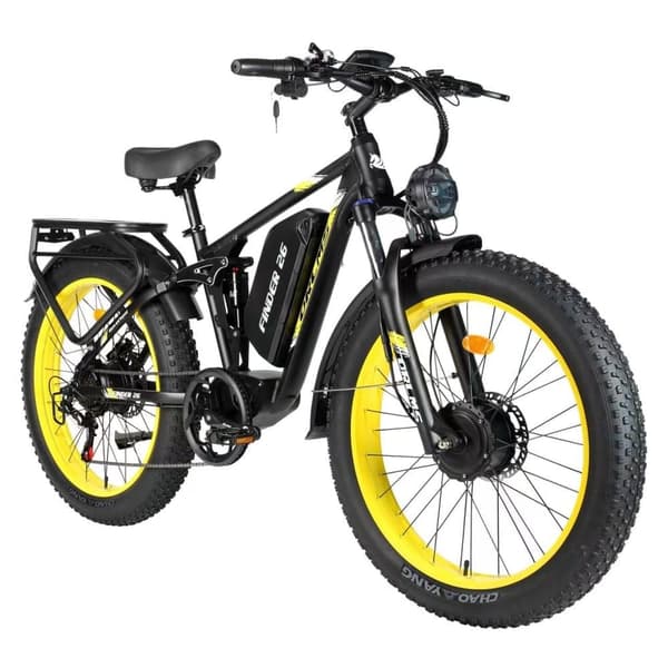 ORLMS FINDER26 Elcykel för vuxna 1000W * 2W Motor 52V 25AH Batteri 26” Däck Elcykel Topphastighet 62 km/h