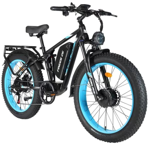 ORLMS FINDER26 Elcykel för vuxna 1000W*2W Motor 52V 25AH Batteri 26” Däck Elcykel Laddningstid 8-9 timmar