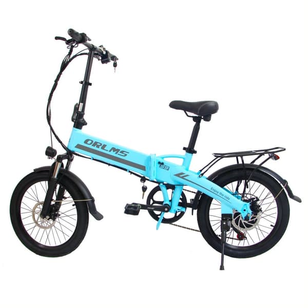 ORLMS S9 Elcykel för vuxna 500W motor 48V13Ah batteri Elcykel för stadspendling 20-tums däck hopfällbar elcykel