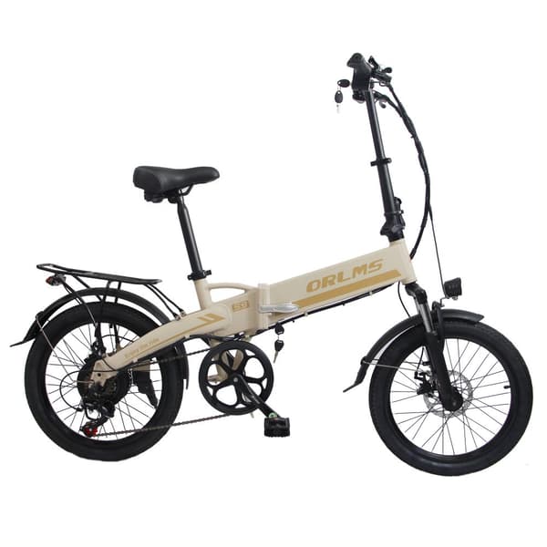 ORLMS S9 Elcykel för vuxna 500W motor 48V13Ah Elcykel för stadspendling 20” däck Elcykel för stadscykling Maxhastighet 35 km/h