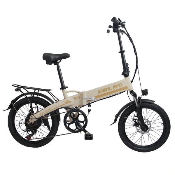 ORLMS S9 Elcykel för vuxna 500W motor 48V13Ah Elcykel för stadspendling 20” däck Elcykel för stadscykling Maxhastighet 35 km/h