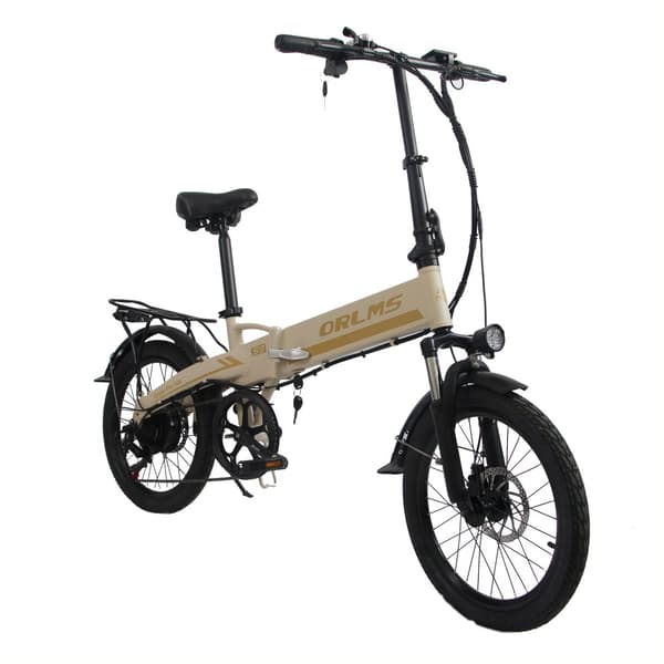 ORLMS S9 Elcykel för vuxna 500W motor 48V13Ah Elcykel för stadspendling 20” däck Elcykel för stadscykling Maxhastighet 35 km/h