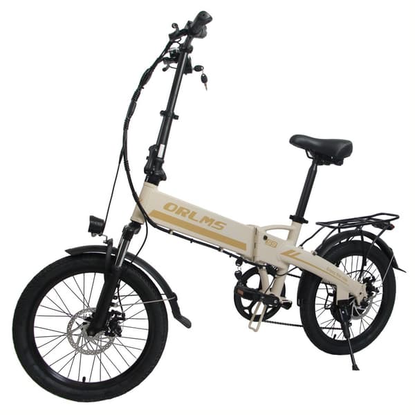 ORLMS S9 Elcykel för vuxna 500W motor 48V13Ah Elcykel för stadspendling 20” däck Elcykel för stadscykling Maxhastighet 35 km/h