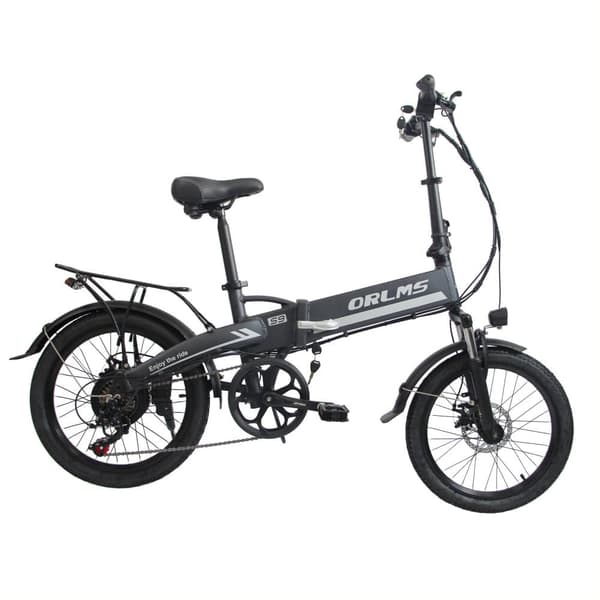 ORLMS S9 Elcykel för Vuxna 500W Motor 48V13Ah Elcykel 20-tums Däck Hopfällbar Elcykel 7-växlad