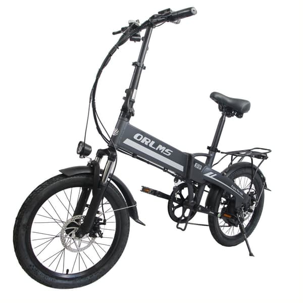ORLMS S9 Elcykel för Vuxna 500W Motor 48V13Ah Elcykel 20-tums Däck Hopfällbar Elcykel 7-växlad