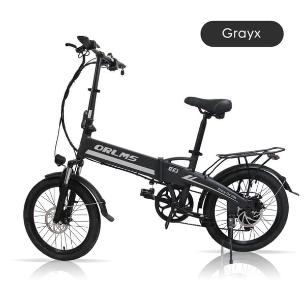 ORLMS S9 Elcykel för vuxna 500W motor 48V13Ah Elcykel 20” däck hopfällbar elcykel aluminiumram