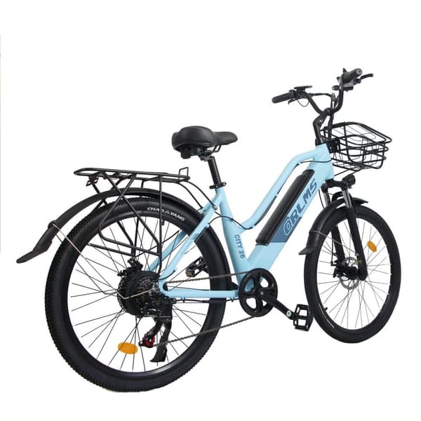 ORLMS City Lady -sähköpyörä aikuisille, 500 W:n moottori, 48 V ja 15 Ah akku, kaupunkityömatkapyörä, 26 tuuman rengas, kaupunkisähköpyörä
