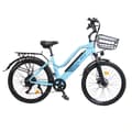 Pikkukuva 2 / 10: ORLMS City Lady -sähköpyörä aikuisille, 500 W:n moottori, 48 V ja 15 Ah akku, kaupunkityömatkapyörä, 26 tuuman rengas, kaupunkisähköpyörä