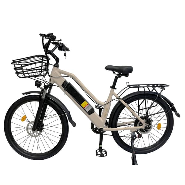 ORLMS City Lady sähköpyörä aikuisille 500 W moottorilla 48 V 15 Ah kaupunkityömatkapyörä sähköpyörällä 26 tuuman renkailla, huippunopeus 45 km/h