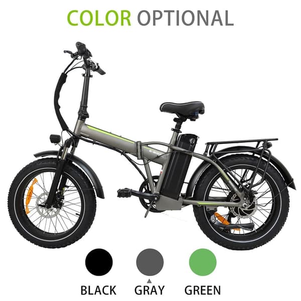Baolujie DZ2031 Elcykel Med 48V 13ah Batteri, 750W 70km Räckvidd, 20 Tums aAuminiumhjul,Vuxen Elcykel "grå