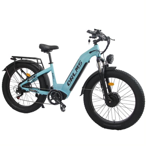 ORLMS MN-6 Maastosähköpyörä 1000W * 2W moottori 52V 23AH akku Kaupunki Snow Sähköpyörä 26 tuuman rengas Aikuisille Sähköpyörä