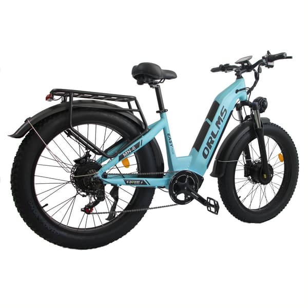 ORLMS MN-6 Maastosähköpyörä 1000W * 2W moottori 52V 23AH akku Kaupunki Snow Sähköpyörä 26 tuuman rengas Aikuisille Sähköpyörä