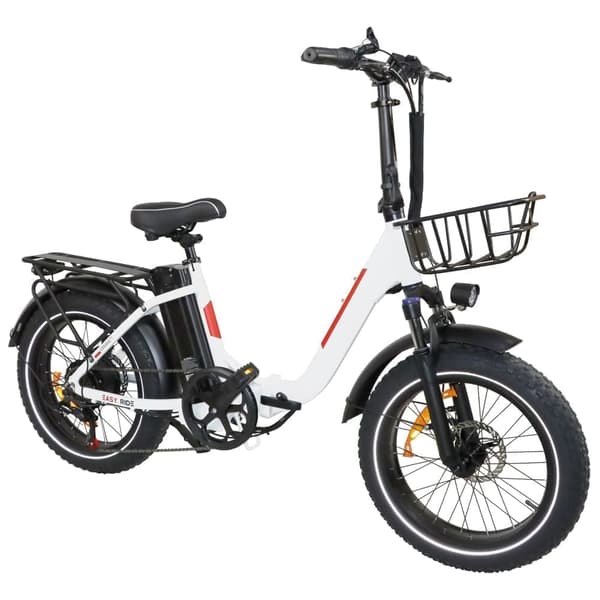 BAOLUJIE DZ2030 sähköpyörä 48V 13AH akku 500W kaksoismoottori 20 tuuman renkaat 90-100KM Max Mileage 120KG Max kuormitus sähköpyörä