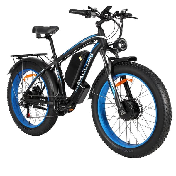 BAOLUJIE DP-2602-1 sähköpyörä 2000 W kaksoismoottorilla 26” sähköpyörä aikuisille 48 V 20 Ah sähköpyörä SHIMANO 21 -vaihteinen