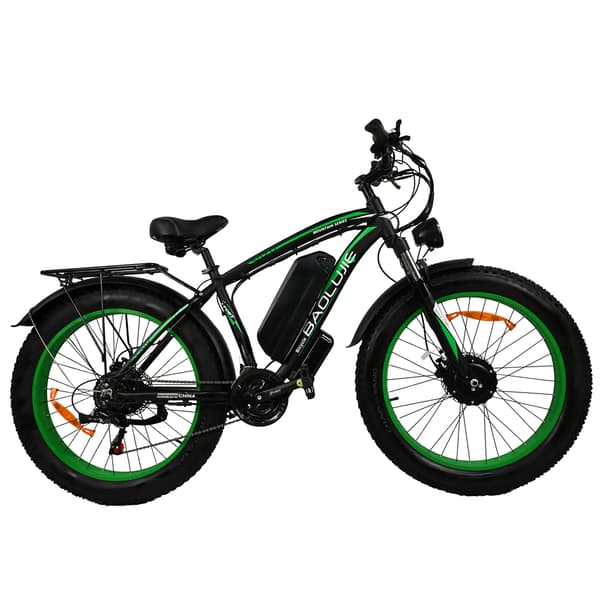 BAOLUJIE DP-2602-1 sähköpyörä 2000 W kaksoismoottorilla 26” sähköpyörä aikuisille 48 V 20 Ah sähköpyörän latausaika 6–7 tuntia