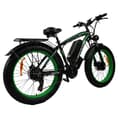 Pikkukuva 3 / 11: BAOLUJIE DP-2602-1 sähköpyörä 2000 W kaksoismoottorilla 26" maastopyörä aikuisille tarkoitettu sähköpyörä 48 V 20 Ah