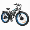 Miniatyrbild 3 av 11: Baolujie DP-2603 Elcykel för vuxna med dubbla motorer, urban elcykel, 26" med feta däck, elcykel, 3000W 48V 25AH elcykel