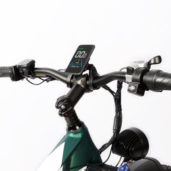 Baolujie DP-2603 Elcykel för vuxna med dubbla motorer, stadspendling, elcykel 26" med feta däck, elcykel 3000W 48V 25AH