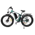 Miniatyrbild 1 av 11: Baolujie DP-2603 Elcykel för vuxna med dubbla motorer, stadspendling, elcykel 26" med feta däck, elcykel 3000W 48V 25AH