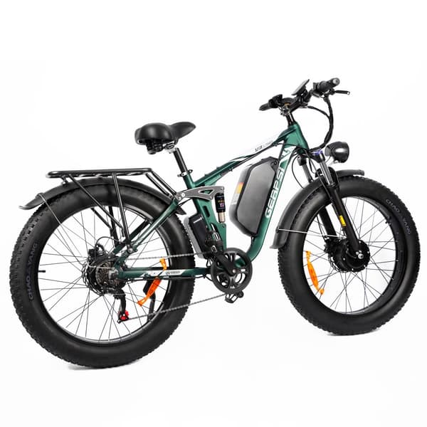 Baolujie DP-2603 kaksoismoottorinen sähköpyörä aikuisille, 26 tuuman paksurenkainen, 3000 W, 48 V, 25 Ah, sähköpyörä, hydraulinen levyjarru