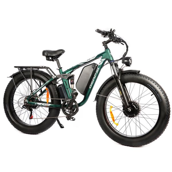 Baolujie DP-2603 kaksoismoottorinen sähköpyörä aikuisille, 26 tuuman paksurenkainen, 3000 W, 48 V, 25 Ah, sähköpyörä, hydraulinen levyjarru