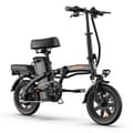 Miniatyrbild 3 av 11: URLIFE F1L Elcykel för vuxna 250W Hopfällbar 48V 7.5AH 14” Däck Stadspendlare Elcykel