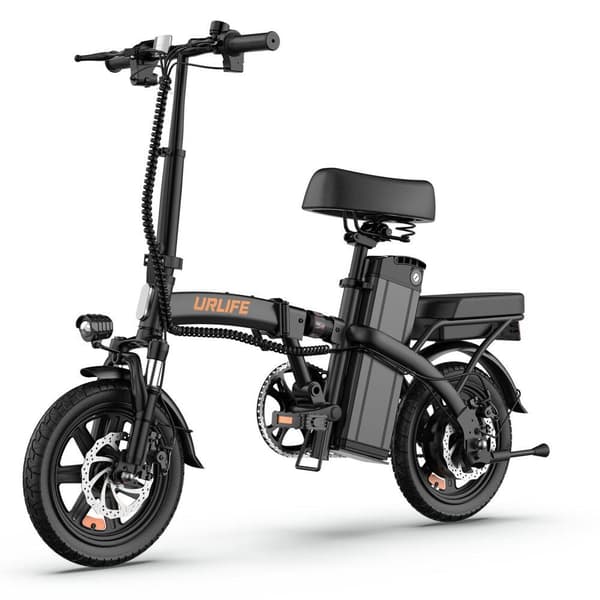 URLIFE F1L Elcykel för vuxna 250W Hopfällbar 48V 7.5AH 14” Däck Stadspendlare Elcykel