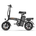 Miniatyrbild 2 av 11: URLIFE F1L Elcykel för vuxna 250W Hopfällbar 48V 7.5AH 14” Däck Stadspendlare Elcykel