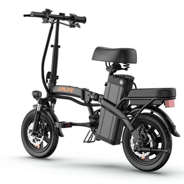 URLIFE F1L sähköpyörä aikuisille 250 W taittuva sähköpyörä 48 V 7,5 Ah 14 tuuman renkaat sähköpyörä etu- ja takalevyjarrut