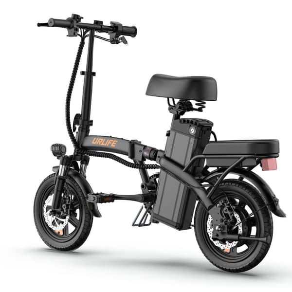 URLIFE F1L Elcykel för vuxna 250W Elcykel 48V 7.5AH 14” Däck Elcykel Ren elektrisk räckvidd 28-41 ± 3km