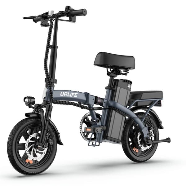 URLIFE F1L Elcykel för vuxna 250W Hopfällbar elcykel 48V 7.5AH 14” Däck Elcykel Servoassisterad räckvidd 40-50 ± 3km