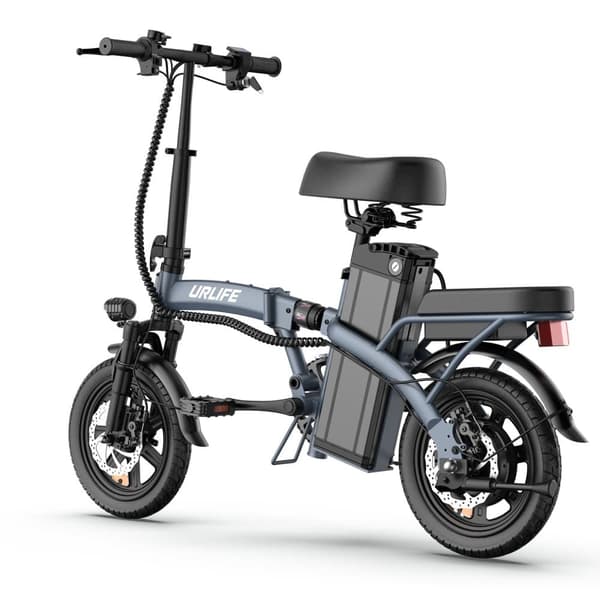 URLIFE F1L Elcykel för vuxna 250W Hopfällbar elcykel 48V 7.5AH 14” Däck Elcykel Servoassisterad räckvidd 40-50 ± 3km