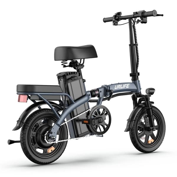 URLIFE F1L Elcykel för vuxna 250W Hopfällbar elcykel 48V 7.5AH 14” Däck Elcykel Servoassisterad räckvidd 40-50 ± 3km