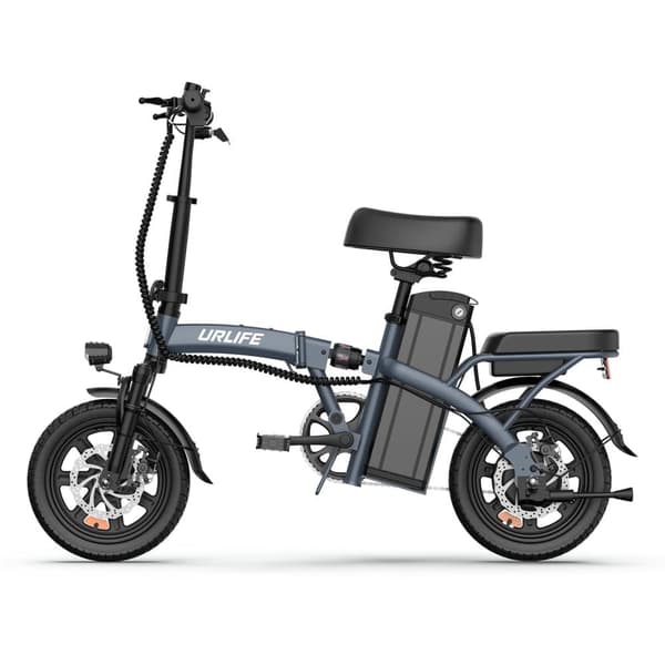 URLIFE F1L Elcykel för vuxna 250W Hopfällbar elcykel 48V 7.5AH 14” Däck Elcykel Servoassisterad räckvidd 40-50 ± 3km