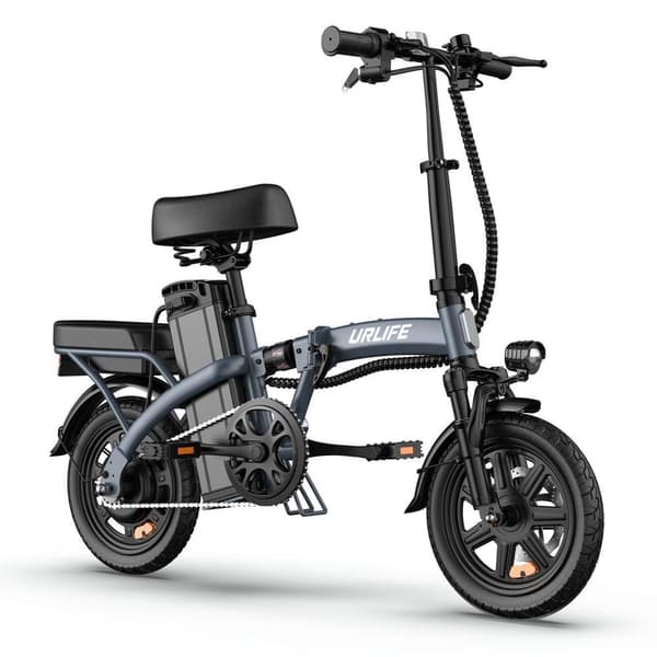 URLIFE F1L Elcykel för vuxna 250W Hopfällbar elcykel 48V 7.5AH 14” Däck Elcykel Servoassisterad räckvidd 40-50 ± 3km