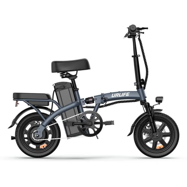URLIFE F1L Elcykel för vuxna 250W Hopfällbar elcykel 48V 7.5AH 14” Däck Elcykel Servoassisterad räckvidd 40-50 ± 3km