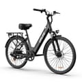 Miniatyrbild 4 av 11: URLIFE E26 Elcykel För Vuxna 250W Motor Elcykel 48V 13AH 26” Däck Dam- och Herrpendlare Elcykel