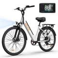 Miniatyrbild 7 av 11: URLIFE E26 Elcykel 250W Motor Elcykel 26 Tum 48V13Ah Elstadscykel Stötdämpare Framgaffel