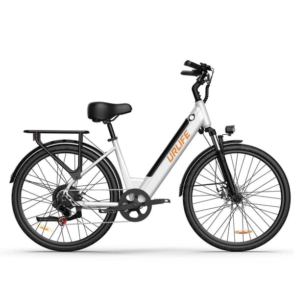 URLIFE E26 Elcykel för vuxna 250W Motor Elcykel 48V13Ah Batteri Herr El-Urbancykel 26 Tums Stadsdäck Herr Elcykel