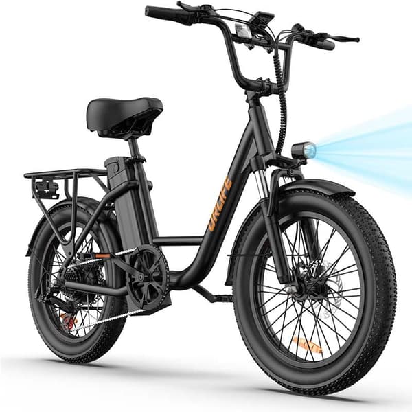 URLIFE E20 aikuisille tarkoitettu sähköpyörä 250 W, 20 tuuman renkailla, 48 V, 13 Ah, maastoon sopiva sähköpyörä, etu- ja takalevyjarrut