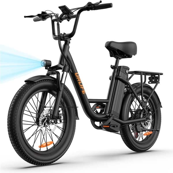 URLIFE E20 aikuisille tarkoitettu sähköpyörä 250 W, 20 tuuman renkailla, 48 V, 13 Ah, maastoon sopiva sähköpyörä, etu- ja takalevyjarrut