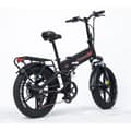 Miniatyrbild 3 av 10: RANDRIDE YX20M Elcykel 1000W Motor 20*4.0'' Fat Däck Elcykel 45km/h Maxhastighet 48V 17Ah Batteri 80-90km Maxräckvidd 150kg Last
