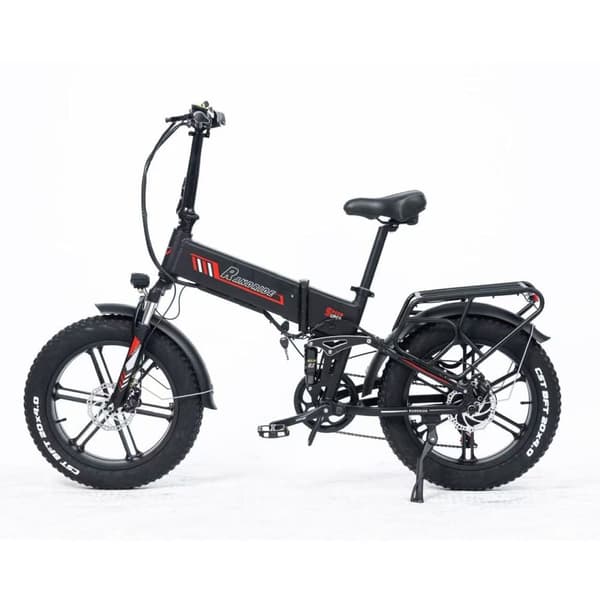 RANDRIDE YX20M Elcykel 1000W Motor 20*4.0'' Fat Däck Elcykel 45km/h Maxhastighet 48V 17Ah Batteri 80-90km Maxräckvidd 150kg Last