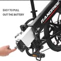 Miniatyrbild 9 av 11: RANDRIDE YA20 Elcykel 500W 48V12.8AH Batteri Hopfällbar Stads-Elcykel Stadspendling 20” Elcykel för Vuxna