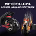 Miniatyrbild 6 av 11: SONGZO BT1 Elscooter 5600W Motor Vuxen EScooter 60V30Ah Batteri Slanglös Tyst Däck Elscooter
